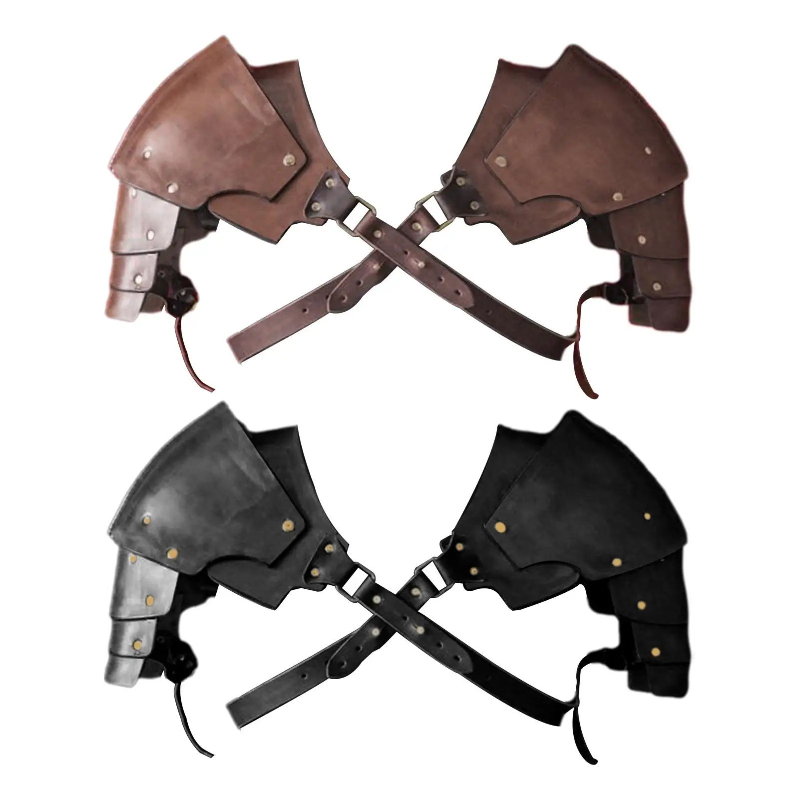 Medieval Shoulder Pauldron Adjustable Buckle Steampunk Body Chest Harness for Costume Cosplay Role Play
Medieval Shoulder Pauldron Adjustable Buckle Steampunk Body Chest Harness for Costume Cosplay Role Play
