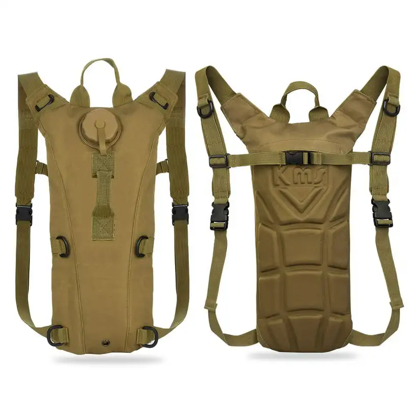 Water Bladder Bag Tactical Military Hiking Camping Hydration Backpack Outdoor, Brown
Water Bladder Bag Tactical Military Hiking Camping Hydration Backpack Outdoor, Brown