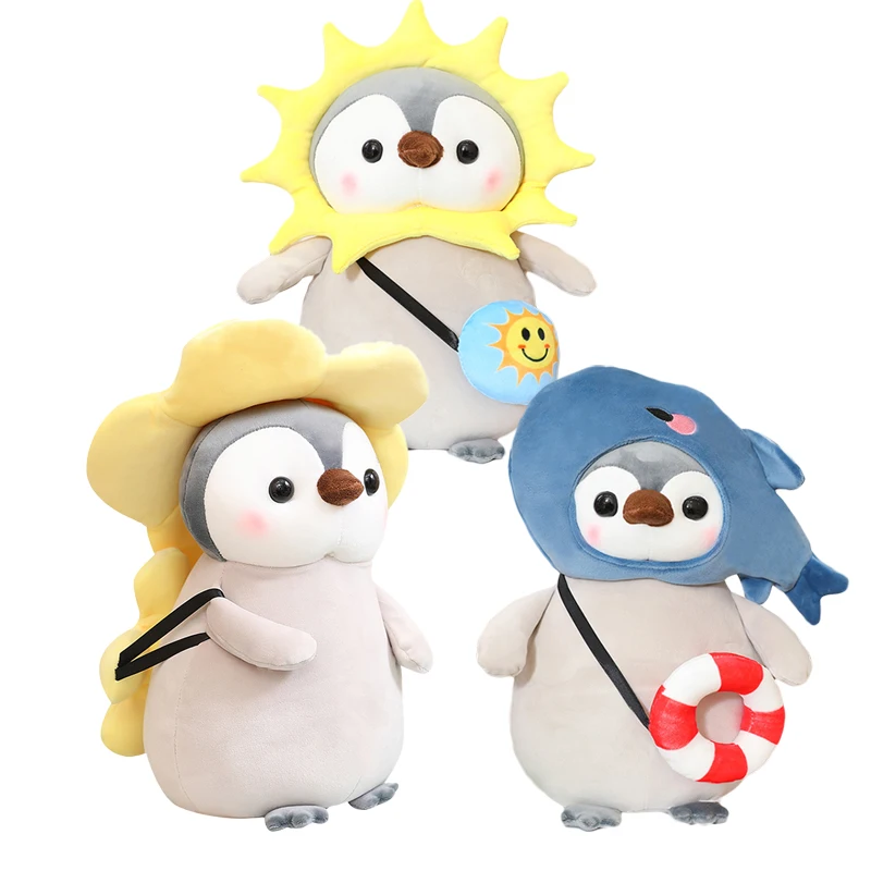Penguin Plushes Toys Kawaii Penguin Cosplay Flower Shark Sun Stuffed Soft Animals Doll Kids Toy Birthday Christmas Gift
Penguin Plushes Toys Kawaii Penguin Cosplay Flower Shark Sun Stuffed Soft Animals Doll Kids Toy Birthday Christmas Gift