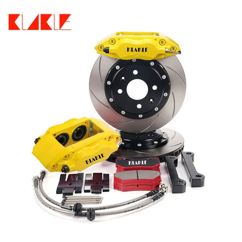 KLAKLE Brake System 7600 4 Big Piston Brake Caliper 300*24MM Drilled Brake Disc Rear Wheel R17 For 2001 Bmw E46 330 Ci Coupe
KLAKLE Brake System 7600 4 Big Piston Brake Caliper 300*24MM Drilled Brake Disc Rear Wheel R17 For 2001 Bmw E46 330 Ci Coupe