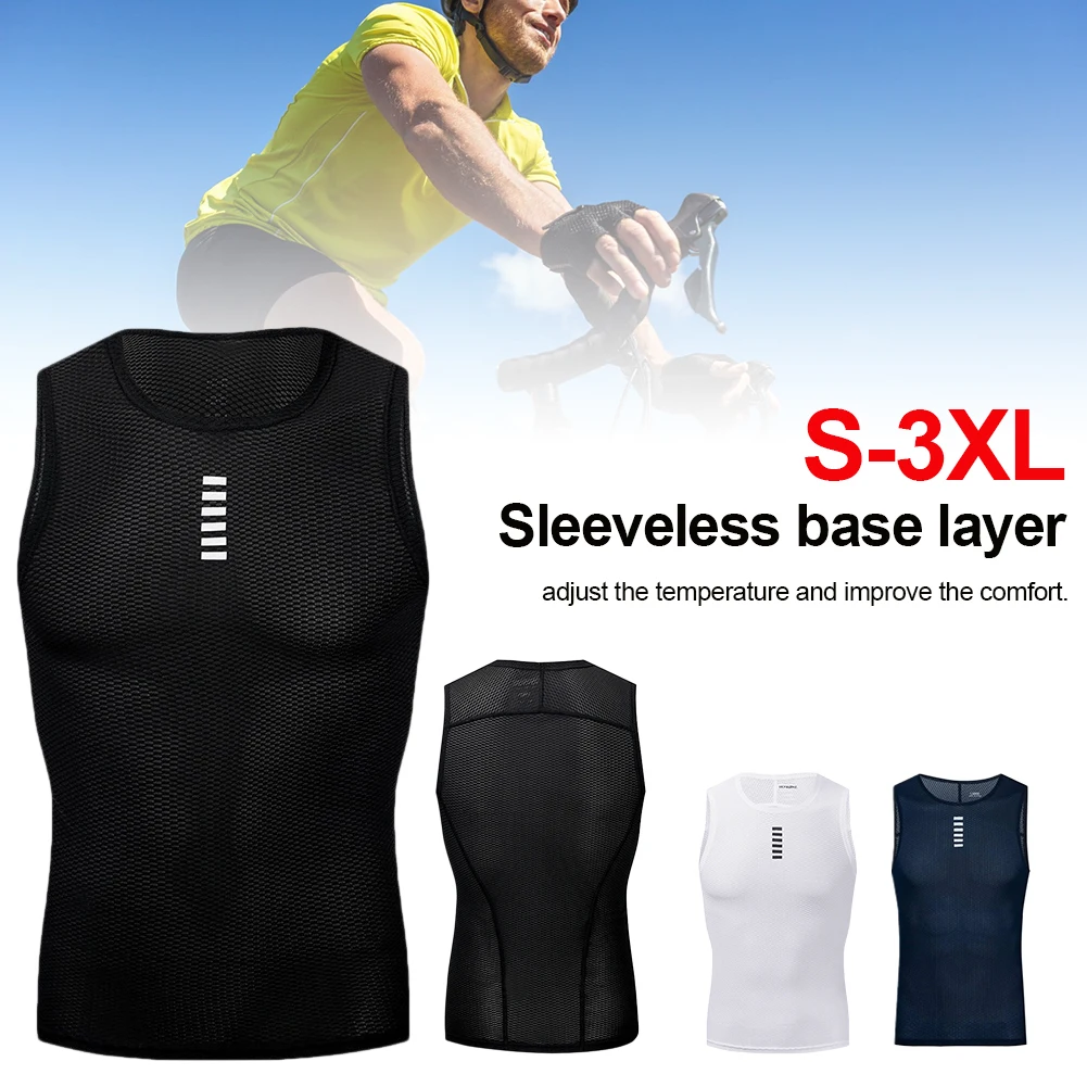 Men Cycling Vest Base Layer Breathable Mesh Sleeveless Jackets Summer Jersey Bike Vest For Cycling Running Sports
Men Cycling Vest Base Layer Breathable Mesh Sleeveless Jackets Summer Jersey Bike Vest For Cycling Running Sports