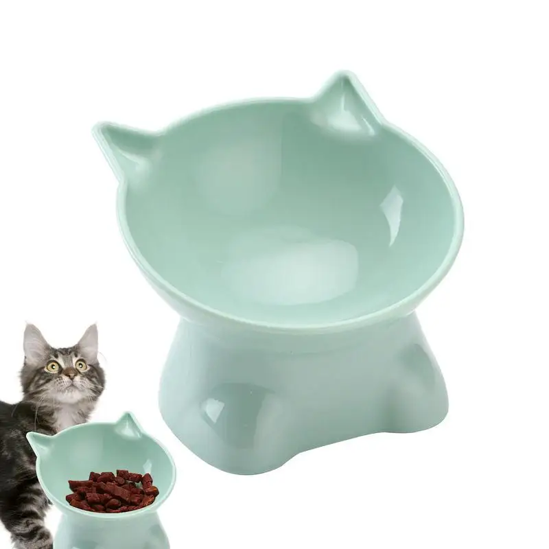 Raised Cat Bowl Whisker-Friendly Anti-Vomit 15-Degree Tilt Cat Plate 5.31inch Shallow Cat Bowl-Raised Cat Food Bowl Food & Water
Raised Cat Bowl Whisker-Friendly Anti-Vomit 15-Degree Tilt Cat Plate 5.31inch Shallow Cat Bowl-Raised Cat Food Bowl Food & Water