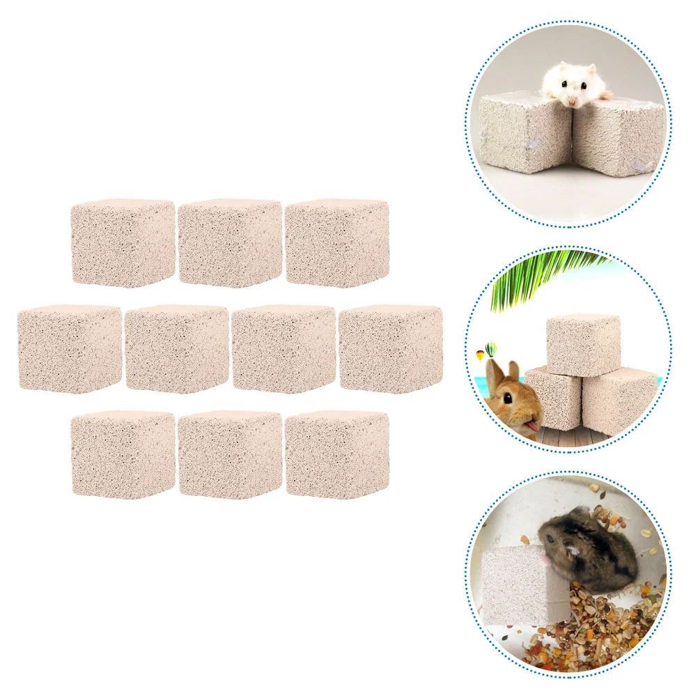 10Pcs Treats Small Animals Pets Chewing Stones Hamster Molar Stones for Rabbits Hamster 
10Pcs Treats Small Animals Pets Chewing Stones Hamster Molar Stones for Rabbits Hamster