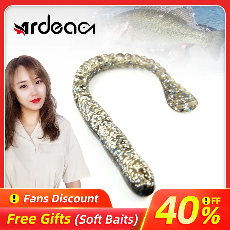 ARDEA 10PCS/lot soft bait fishing lure plastic 65mm worm lure Attractive Shrimp odor salt Swivel Bass Fishing Tackle grub lure
ARDEA 10PCS/lot soft bait fishing lure plastic 65mm worm lure Attractive Shrimp odor salt Swivel Bass Fishing Tackle grub lure