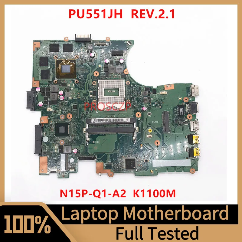 PU551JH REV.2.1 Материнская плата ASUS PU551 PU551J материнская плата для ноутбука N15P-Q1-A2 K1100M GPU с HM87 100% полностью протестирована
PU551JH REV.2.1 Материнская плата ASUS PU551 PU551J материнская плата для ноутбука N15P-Q1-A2 K1100M GPU с HM87 100% полностью протестирована