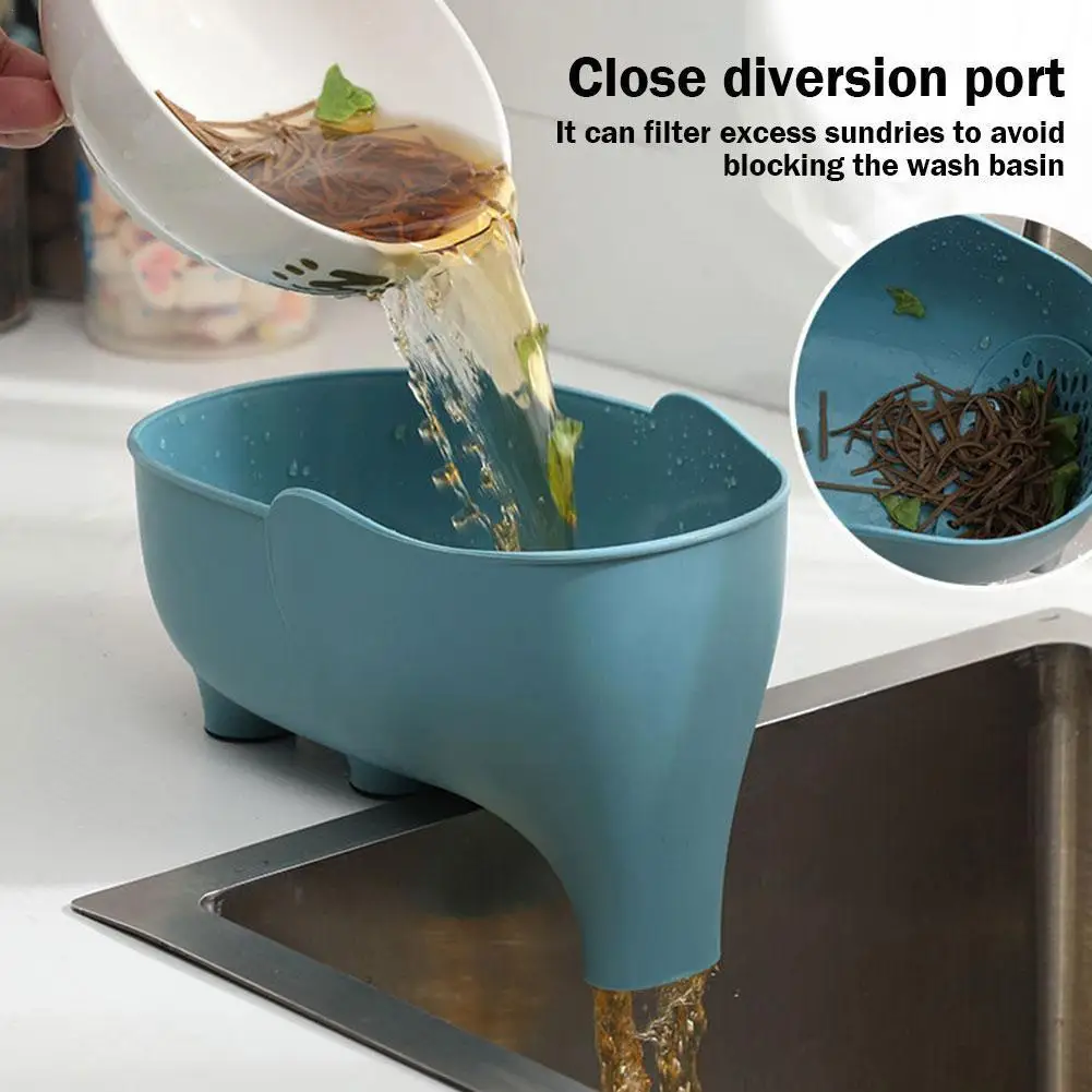 Elephant Sculpt Leftover Drain Basket Sink Strainer Kitchen Skid Vegetable Garbage Fruit Anti Soup Accessories Drainer Filt S2s8
Elephant Sculpt Leftover Drain Basket Sink Strainer Kitchen Skid Vegetable Garbage Fruit Anti Soup Accessories Drainer Filt S2s8