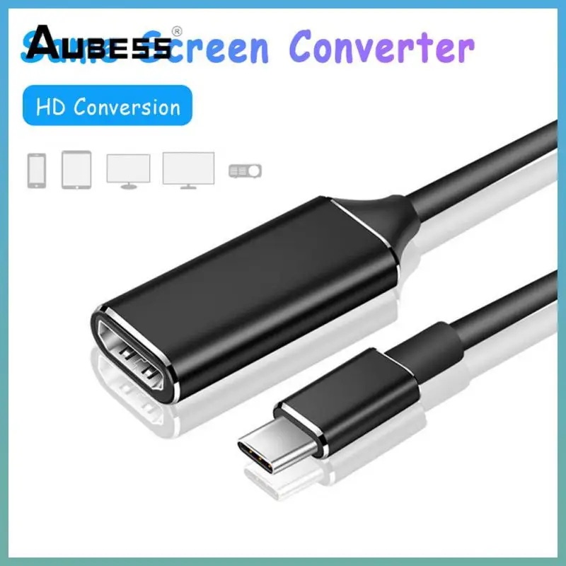 Plug & Play Type C To -compatible Usb3.1 4k 60hz Type-c To Hd Video Cable Converter Usb C To Hd-mi Tv Display Adapter
Plug & Play Type C To -compatible Usb3.1 4k 60hz Type-c To Hd Video Cable Converter Usb C To Hd-mi Tv Display Adapter