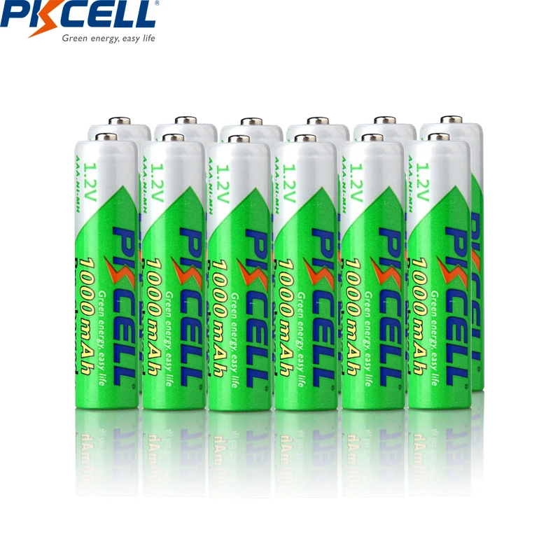 12PCS PKCELL AAA batteries NI-MH aaa Rechargeable Batteries Low Self Discharge AAA precharge 1.2v nimh 1000mah battery
12PCS PKCELL AAA batteries NI-MH aaa Rechargeable Batteries Low Self Discharge AAA precharge 1.2v nimh 1000mah battery