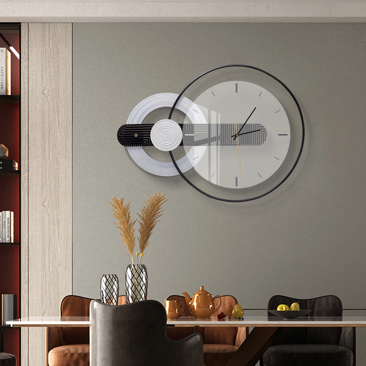 Home Decor Art Wall Clock Living Room Decor Creative Simple Round Clock Modern Design Decorative Wall Clock
Home Decor Art Wall Clock Living Room Decor Creative Simple Round Clock Modern Design Decorative Wall Clock