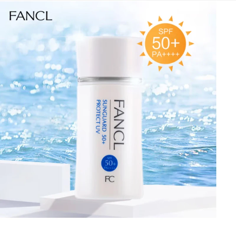 

Fancl Sunguard Sunscreen SPF50+ PA++++ 60ml for Face and Body Resist Sunlight Mild and Non Irritating Refreshing and Non Greasy