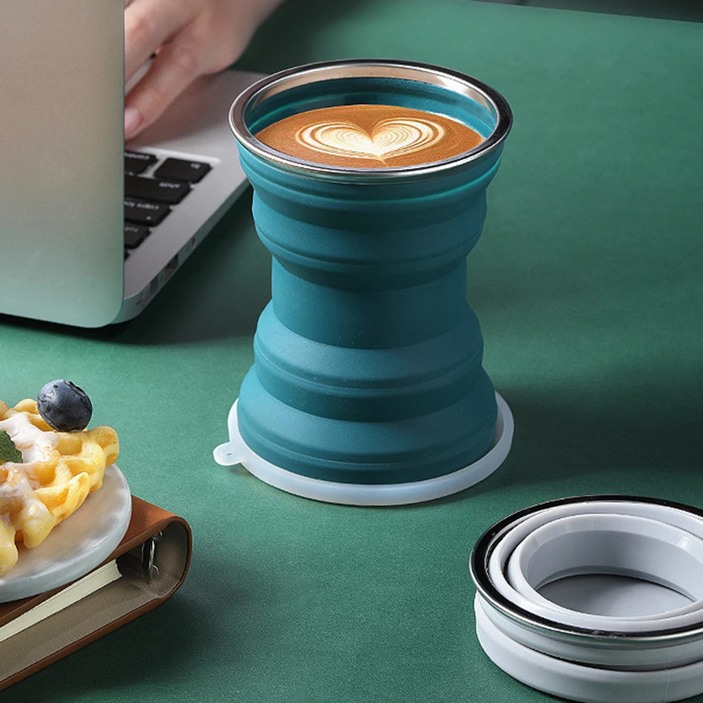 2022 Portable Silicone Folding Water Cup Outdoor Heat Resistant Foldable Mug with Lid Collapsible Travel Camping Drinking Cups
2022 Portable Silicone Folding Water Cup Outdoor Heat Resistant Foldable Mug with Lid Collapsible Travel Camping Drinking Cups