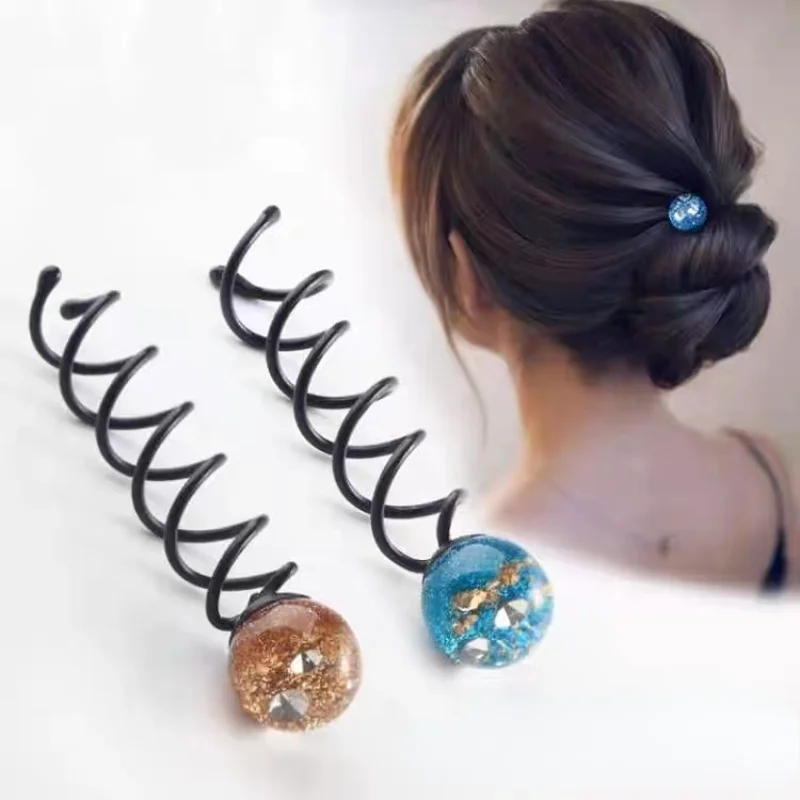 Korean Star Sky Lollipop Hair Stick Spiral Ball Hairpin for Women Cute Horsetail Ball Head Modeling Tool Hair Accessories 
Korean Star Sky Lollipop Hair Stick Spiral Ball Hairpin for Women Cute Horsetail Ball Head Modeling Tool Hair Accessories
