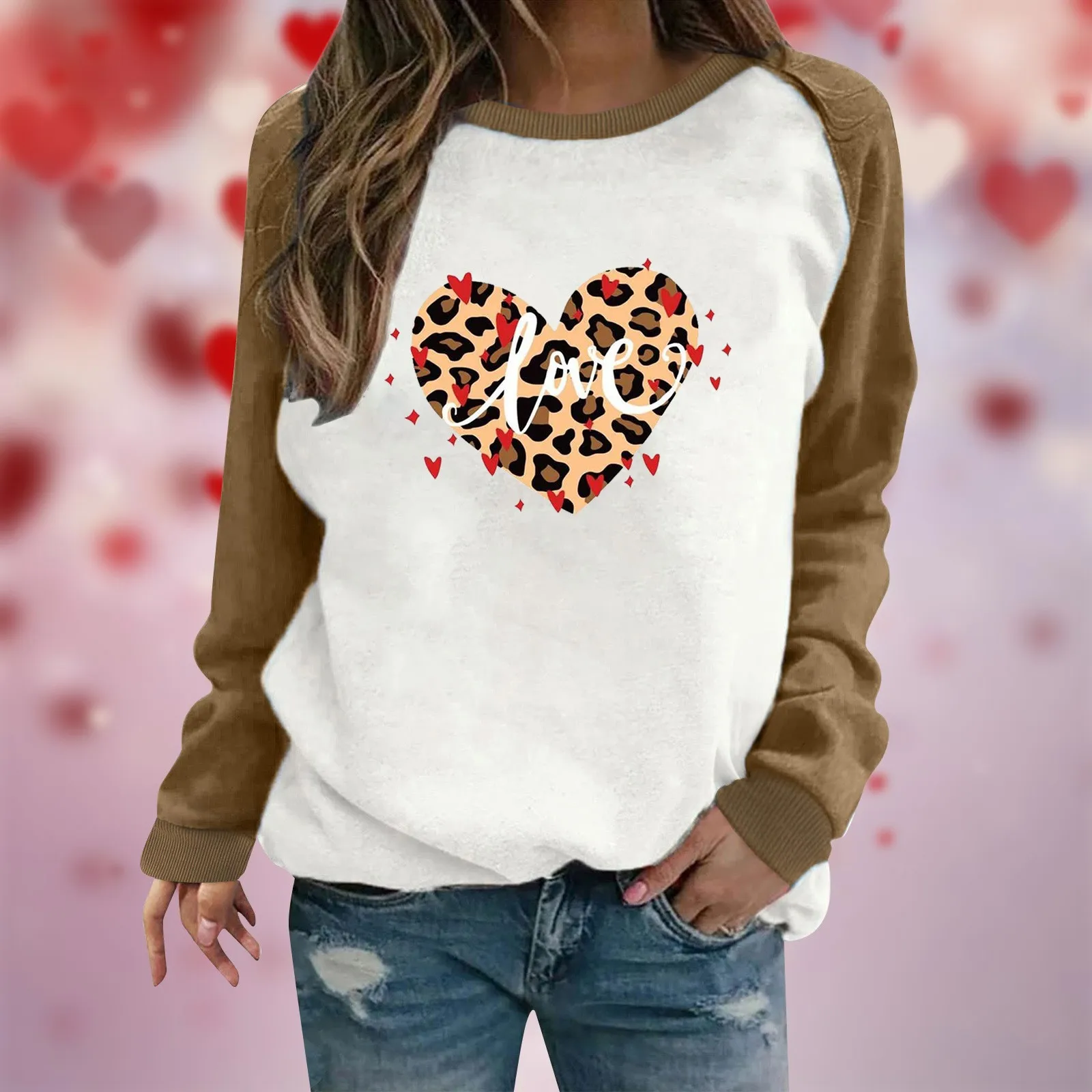Valentines Day Womens Casual Long Sleeve Crew Neck Letter Printed Pullover Hoodless Sweatshirts Fit Blouse Cute Long Shirt 
Valentines Day Womens Casual Long Sleeve Crew Neck Letter Printed Pullover Hoodless Sweatshirts Fit Blouse Cute Long Shirt