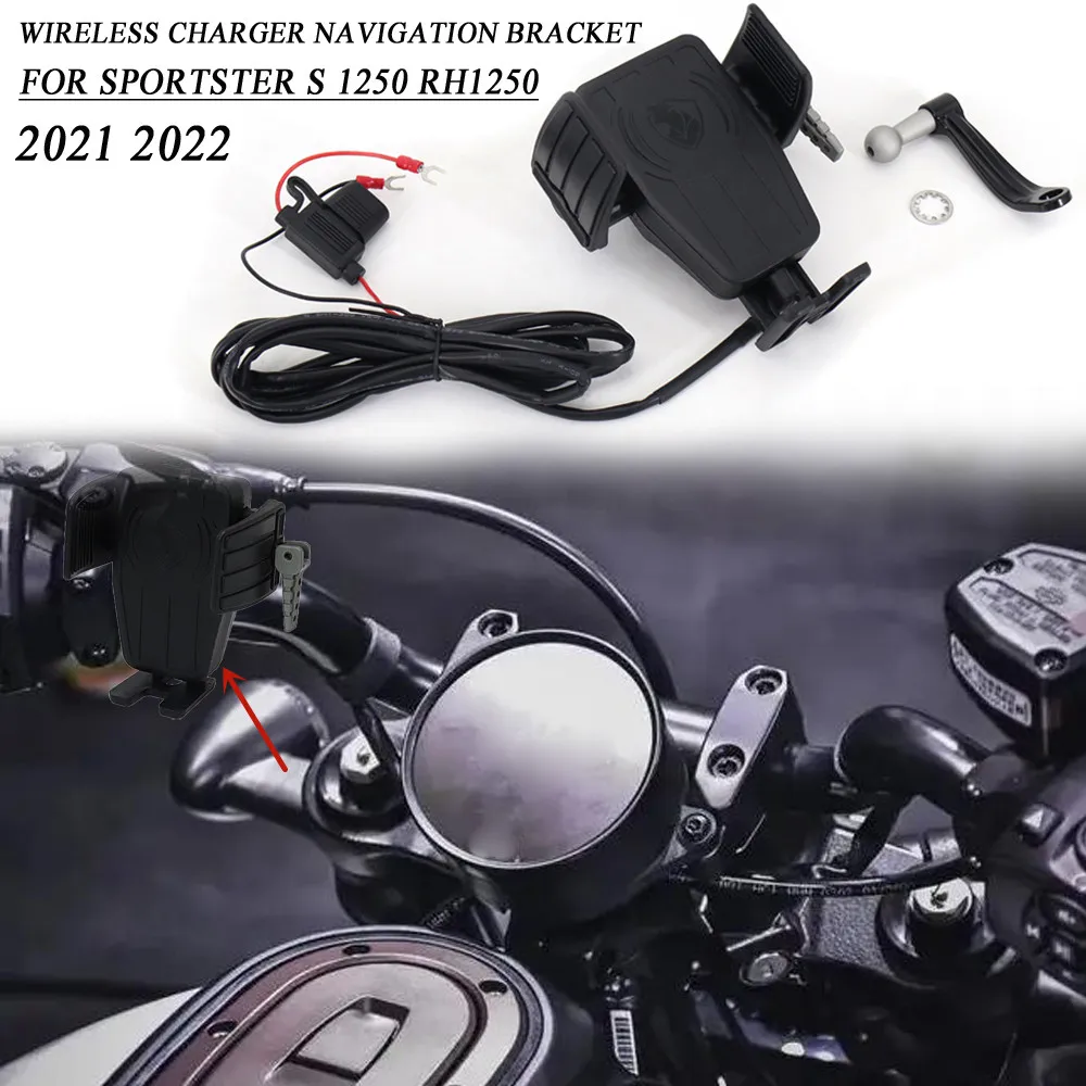 Беспроводное зарядное устройство Sportster S 1250, навигационный кронштейн для телефона, навигационная поддержка для Sportster S 1250 RH1250 RH 1250 2021 2022
Беспроводное зарядное устройство Sportster S 1250, навигационный кронштейн для телефона, навигационная поддержка для Sportster S 1250 RH1250 RH 1250 2021 2022