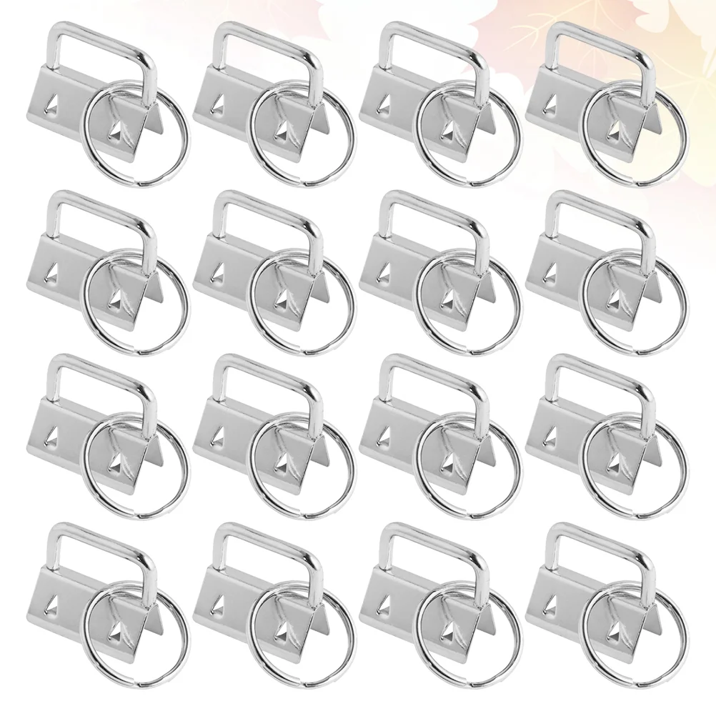 50Pcs DIY Fabric Key Chain Fob Wristlet with Key Ring for Lanyard Luggage Strap Accessories(25mm, Silver)
50Pcs DIY Fabric Key Chain Fob Wristlet with Key Ring for Lanyard Luggage Strap Accessories(25mm, Silver)