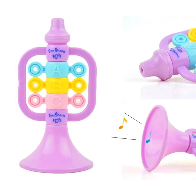 1Pcs Plastic Trumpet Musical Instruments for Children Baby Kids Musical Toys Music Trumpet Hooter Baby Toy Random Color 14*7*2cm
1Pcs Plastic Trumpet Musical Instruments for Children Baby Kids Musical Toys Music Trumpet Hooter Baby Toy Random Color 14*7*2cm