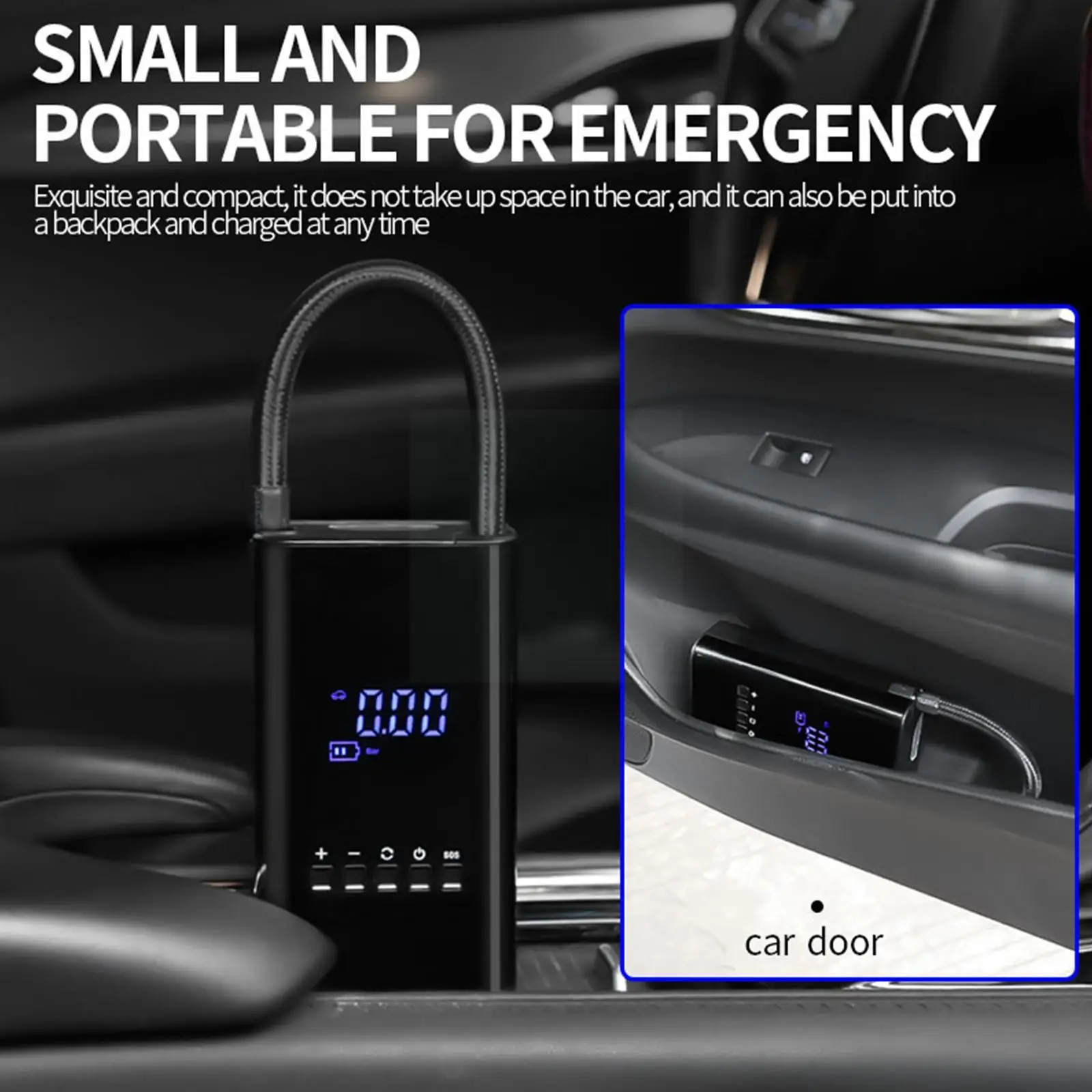 Car Electrical Air Pump Mini Portable Cordless Tire Inflatable Pump Inflator Air Compressor Pump For Car Motorcycle Bicycle J0M4
Car Electrical Air Pump Mini Portable Cordless Tire Inflatable Pump Inflator Air Compressor Pump For Car Motorcycle Bicycle J0M4