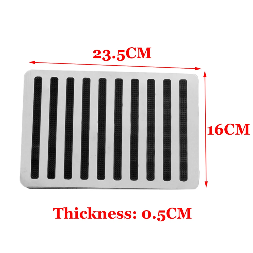 Car Foot Pedal Pad Universal Car Auto Floor Carpet Mat Patch Anti-slip Steel Plate 23.5X16cm For Car Silk Circle Foot Mats
Car Foot Pedal Pad Universal Car Auto Floor Carpet Mat Patch Anti-slip Steel Plate 23.5X16cm For Car Silk Circle Foot Mats
