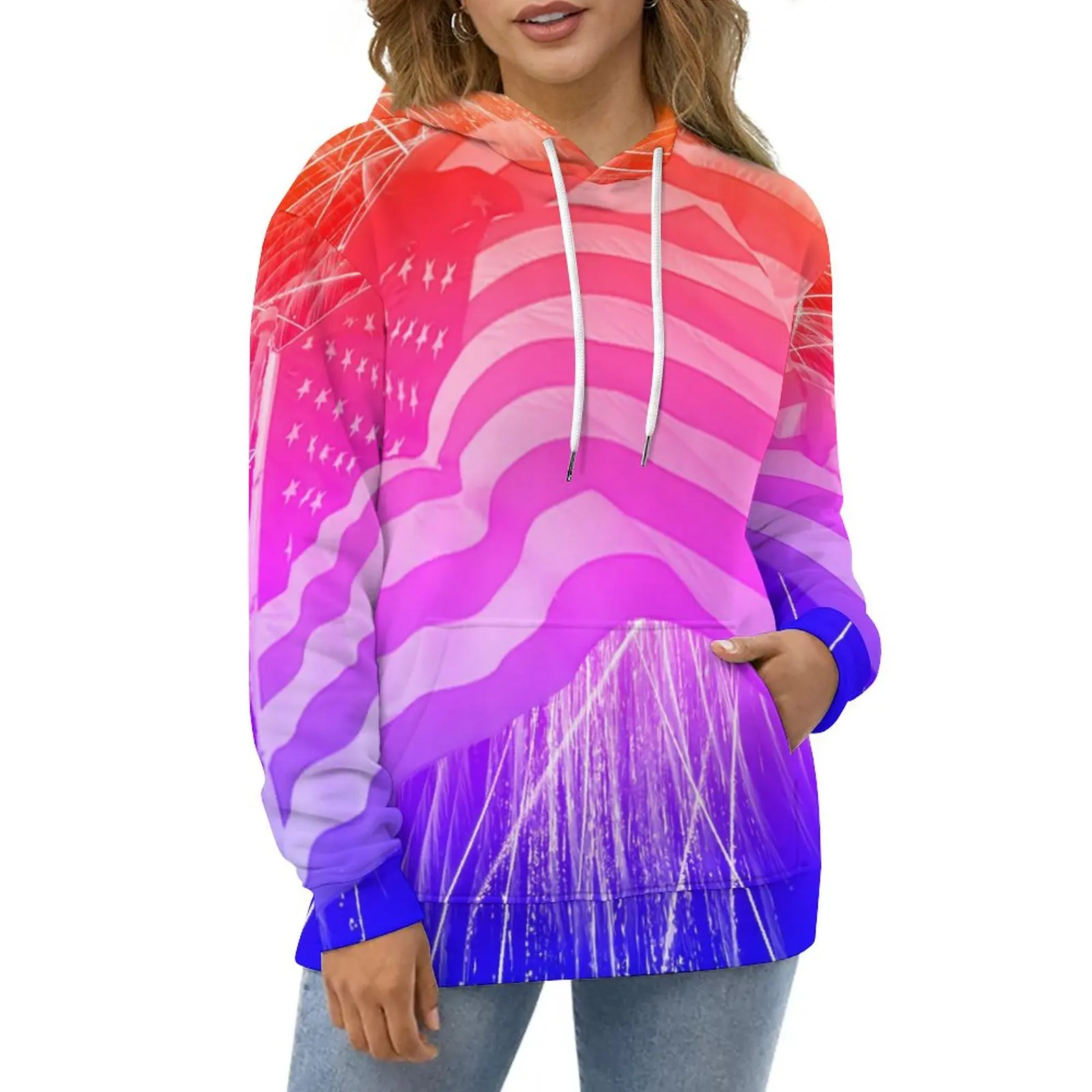 USA Flag Print Hoodies Women Fireworks Ipanema Classic Casual Pullover Hoodie Spring Long Sleeve Retro Design Hooded Sweatshirts
USA Flag Print Hoodies Women Fireworks Ipanema Classic Casual Pullover Hoodie Spring Long Sleeve Retro Design Hooded Sweatshirts