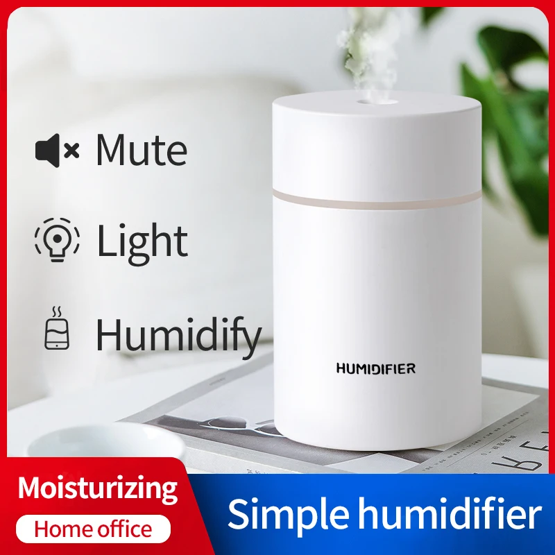 

Moisturizing Humidifier 300ml Aromatherapy Humidifiers Nano Fine Mist Diffuser Mute Car Supplies Usb Mini Diffusers