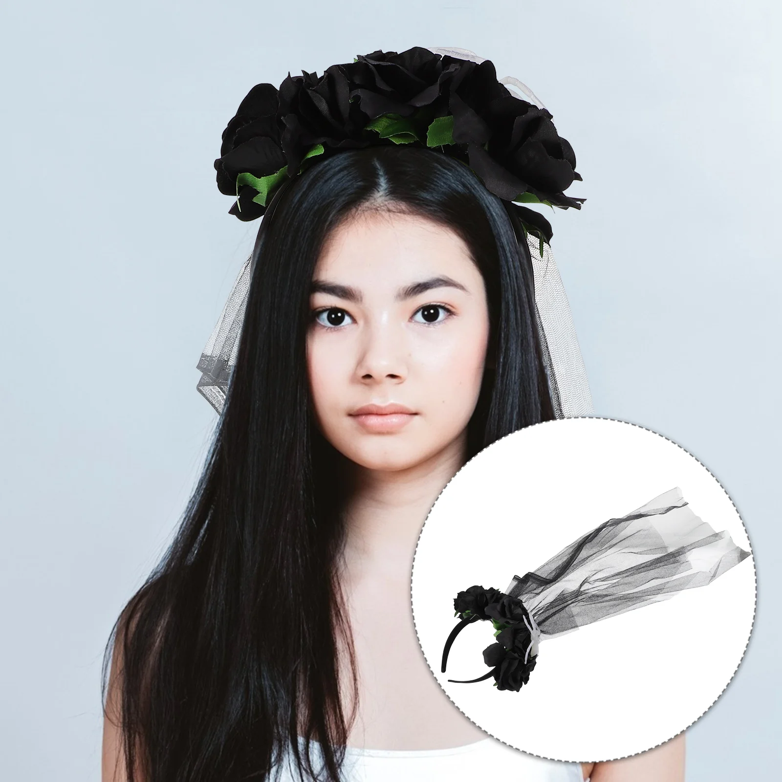 Headband Cosplay Veil Spider Mesh Headwear Headpiece Headdress Mexican Outfit 
Headband Cosplay Veil Spider Mesh Headwear Headpiece Headdress Mexican Outfit