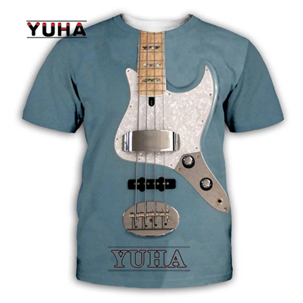 3D full printing Guitar art Musical instrument fashion t shirt Unisex hip hop style tshirt streetwear casual summer
3D full printing Guitar art Musical instrument fashion t shirt Unisex hip hop style tshirt streetwear casual summer