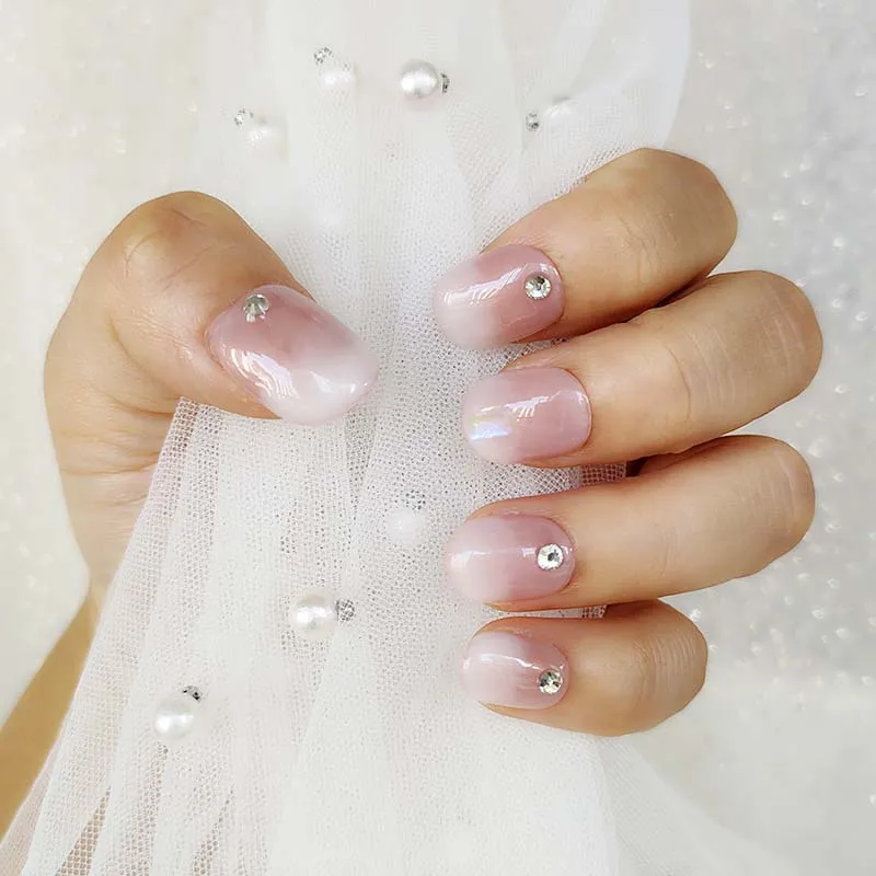 20Pcs Shiny Natural Pink Artificial Press On False Nails Short Round French Fake Nail DIY Full Cover Tips Manicure Tool H66
20Pcs Shiny Natural Pink Artificial Press On False Nails Short Round French Fake Nail DIY Full Cover Tips Manicure Tool H66