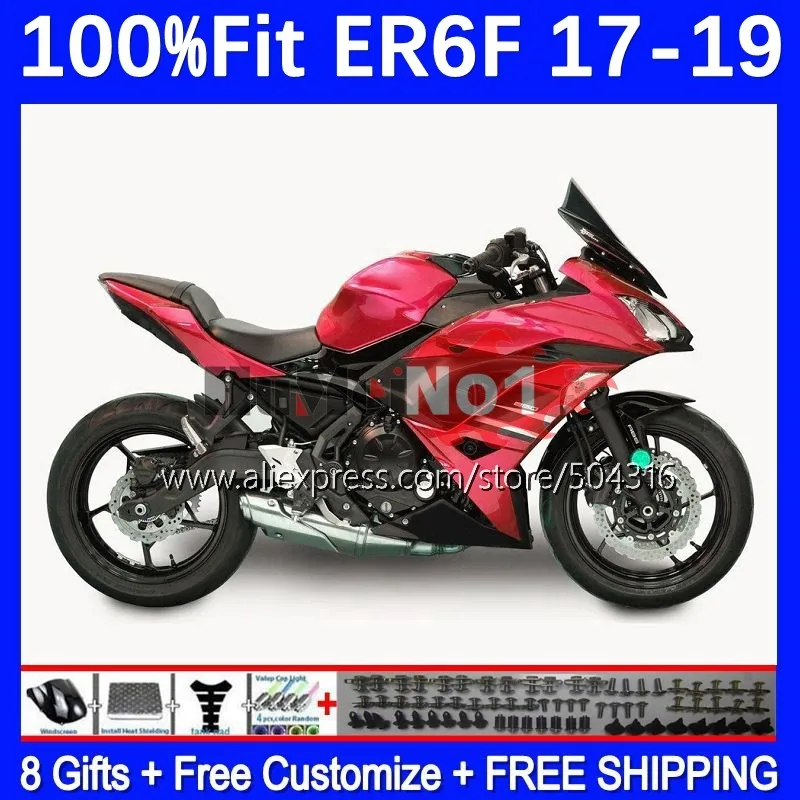 Injection Body For KAWASAKI NINJA 650R ER-6F ER6 ER 6F 6 F 175MC.61 ER6F 17 18 19 650 R 2017 2018 2019 OEM Fairing metal red blk
Injection Body For KAWASAKI NINJA 650R ER-6F ER6 ER 6F 6 F 175MC.61 ER6F 17 18 19 650 R 2017 2018 2019 OEM Fairing metal red blk