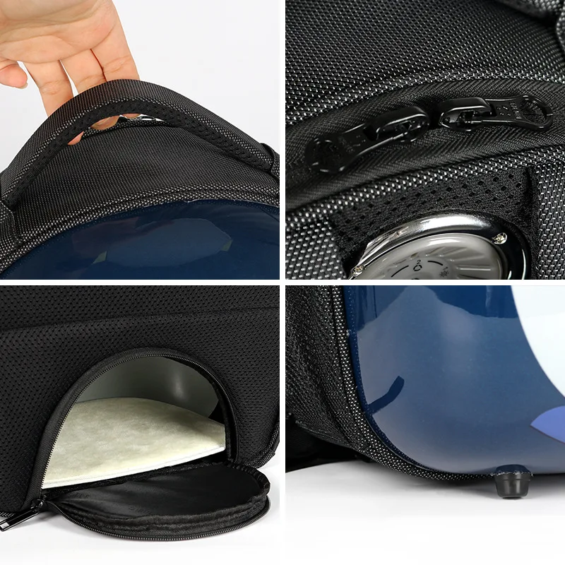 Double shoulder transparent cat backpack portable space capsule cat bag intelligent temperature control ultraviolet disinfection
Double shoulder transparent cat backpack portable space capsule cat bag intelligent temperature control ultraviolet disinfection