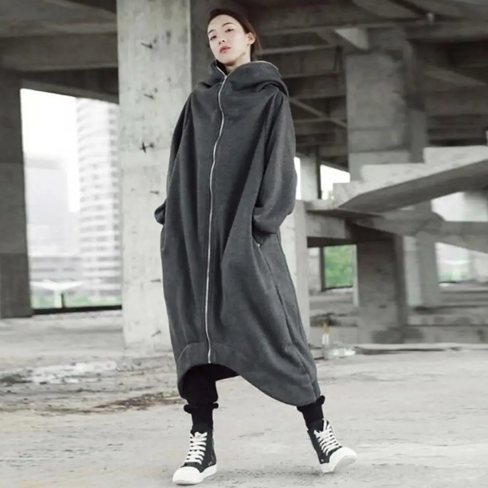 Coat 2019 Women Oversized Hooded Long Sleeve Zipper Maxi Loose Hoodies Sweatshirt
Coat 2019 Women Oversized Hooded Long Sleeve Zipper Maxi Loose Hoodies Sweatshirt