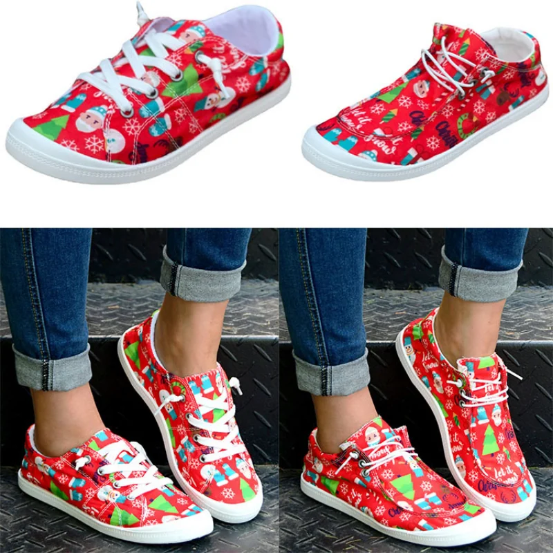 Autumn Flats Casual Comfort Shoes for Women Flat Christmas Shoes Comfortable Female Slip on Shoes Plus Size 43 Zapatos De Mujer
Autumn Flats Casual Comfort Shoes for Women Flat Christmas Shoes Comfortable Female Slip on Shoes Plus Size 43 Zapatos De Mujer
