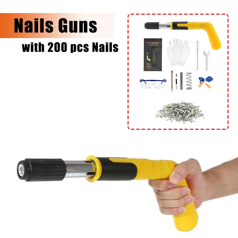 7.3mm Manual Nails Gun Rivet Tool Wall Anchor Wire Slotting Device Power Tool Tufting Gun w/ 200 pcs Nails Lightweight Low Noise
7.3mm Manual Nails Gun Rivet Tool Wall Anchor Wire Slotting Device Power Tool Tufting Gun w/ 200 pcs Nails Lightweight Low Noise