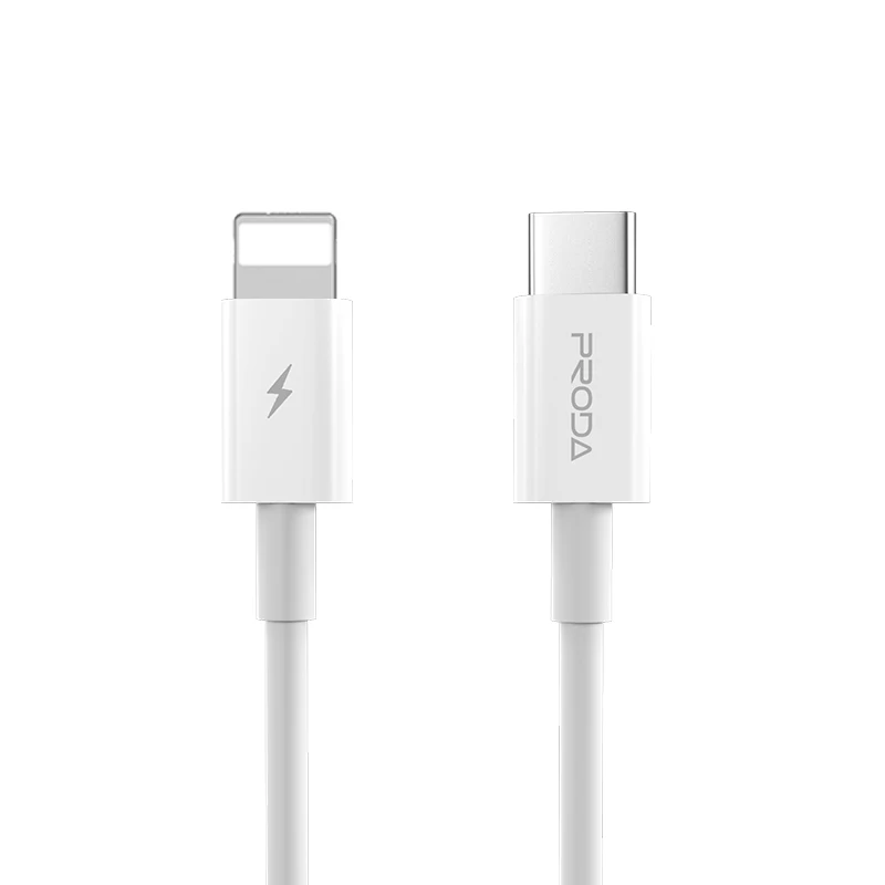 

Proda Vand Series PD20W Fast Charge Data Cable Type C to Lightning USB Charging Cables For iPhone 11 12 13 Pro Max mini