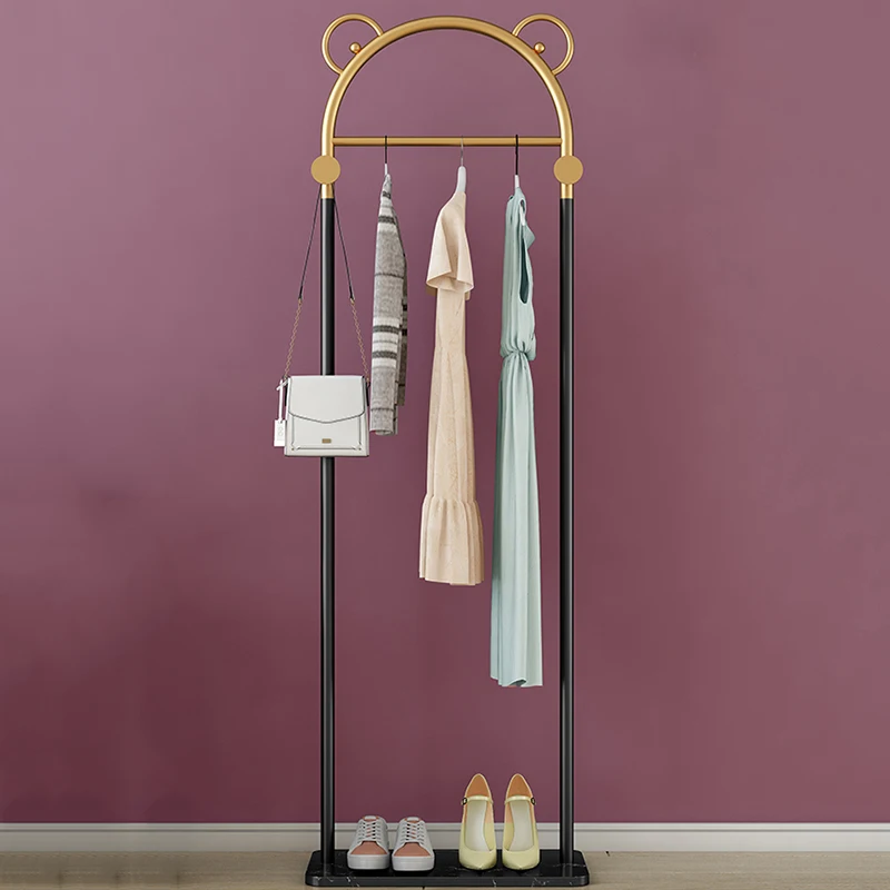 Arch Golden Clothes Rack Heavy Balcony Rectable Multilayer functional Pipe Clothes Rack Floor Rectable Perchero Home Decoration
Arch Golden Clothes Rack Heavy Balcony Rectable Multilayer functional Pipe Clothes Rack Floor Rectable Perchero Home Decoration