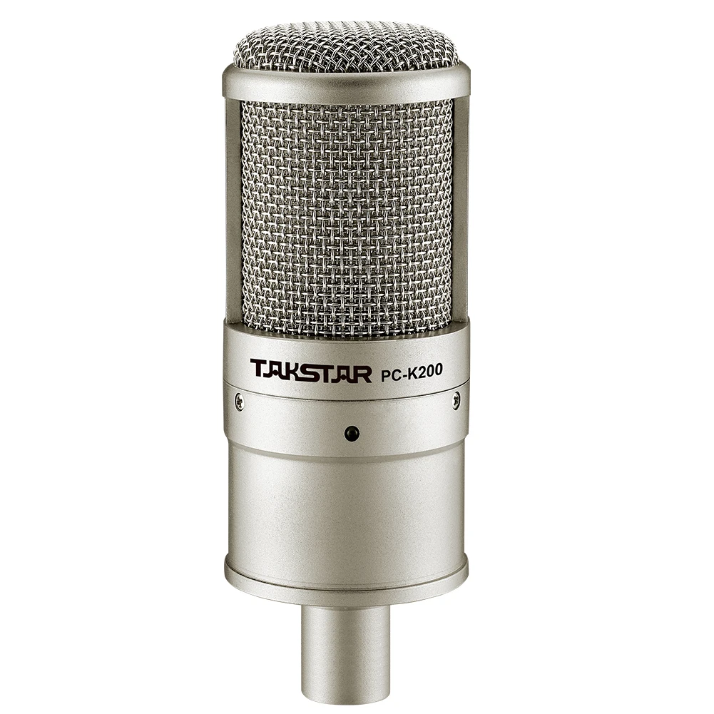 Takstar PC-K200 Condenser Microphone Sound Recording Mic with Shock Mount for PC YouTube Video Skype Chatting Gaming Podcast
Takstar PC-K200 Condenser Microphone Sound Recording Mic with Shock Mount for PC YouTube Video Skype Chatting Gaming Podcast