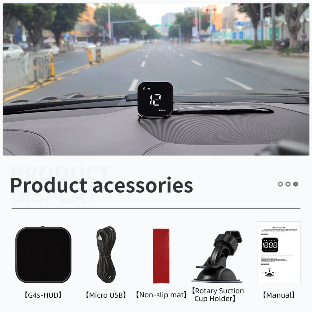 Suction Cup Mount Digital GPS Gauges Head-up Display ABS + PC Black Fatigue Driving Reminder G4s Satellite Time Universal
Suction Cup Mount Digital GPS Gauges Head-up Display ABS + PC Black Fatigue Driving Reminder G4s Satellite Time Universal