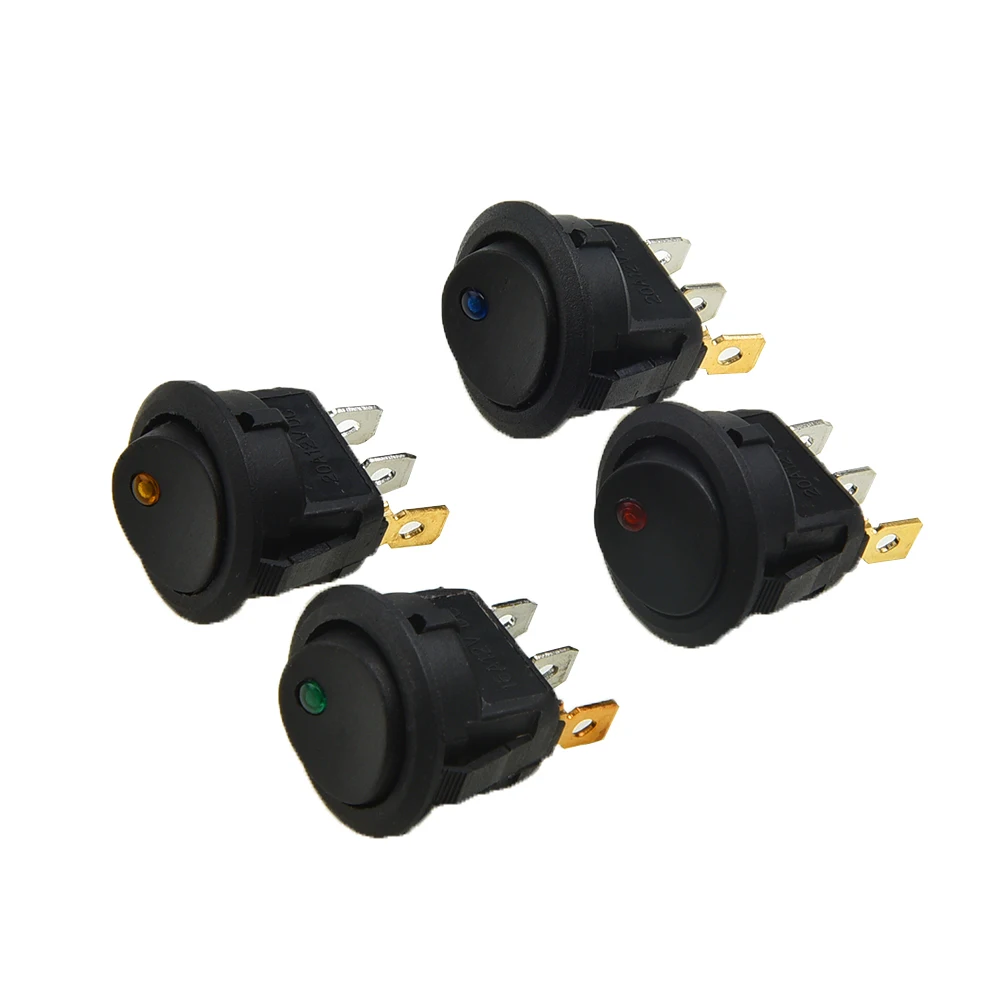 1PCS ON/OFF Round Rocker Switch Dot Light LED Illuminated Car Dashboard Dash Boat Van 12V 220V Oblate Circle Skip Switch
1PCS ON/OFF Round Rocker Switch Dot Light LED Illuminated Car Dashboard Dash Boat Van 12V 220V Oblate Circle Skip Switch