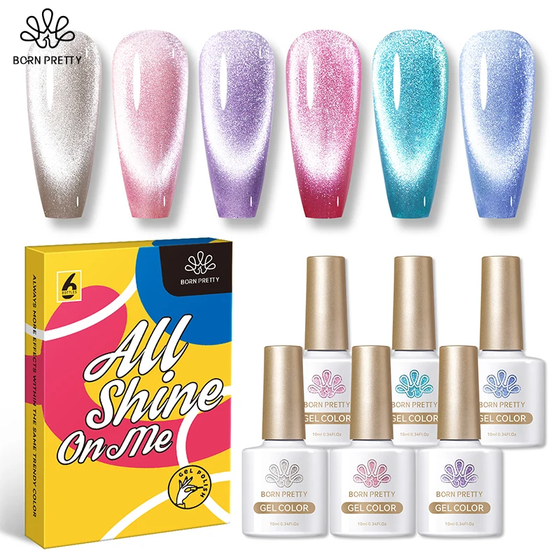 BORN PRETTY 10ML Sea Blue Cat Magnetic Gel Polish Set 6 Bottles Sparking Silver Snowlight Effect Semi Permanent Soak Off UV Gel 
BORN PRETTY 10ML Sea Blue Cat Magnetic Gel Polish Set 6 Bottles Sparking Silver Snowlight Effect Semi Permanent Soak Off UV Gel