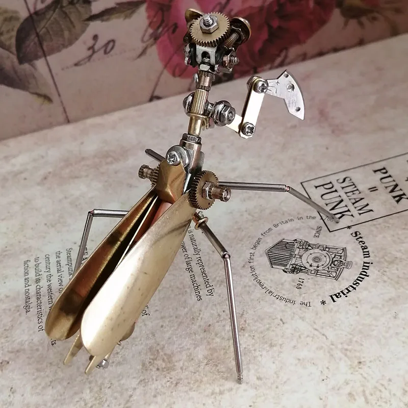 Mechanical Insect All Metal Small Mantis Animal Model Creative Handcraft Decoration
Mechanical Insect All Metal Small Mantis Animal Model Creative Handcraft Decoration