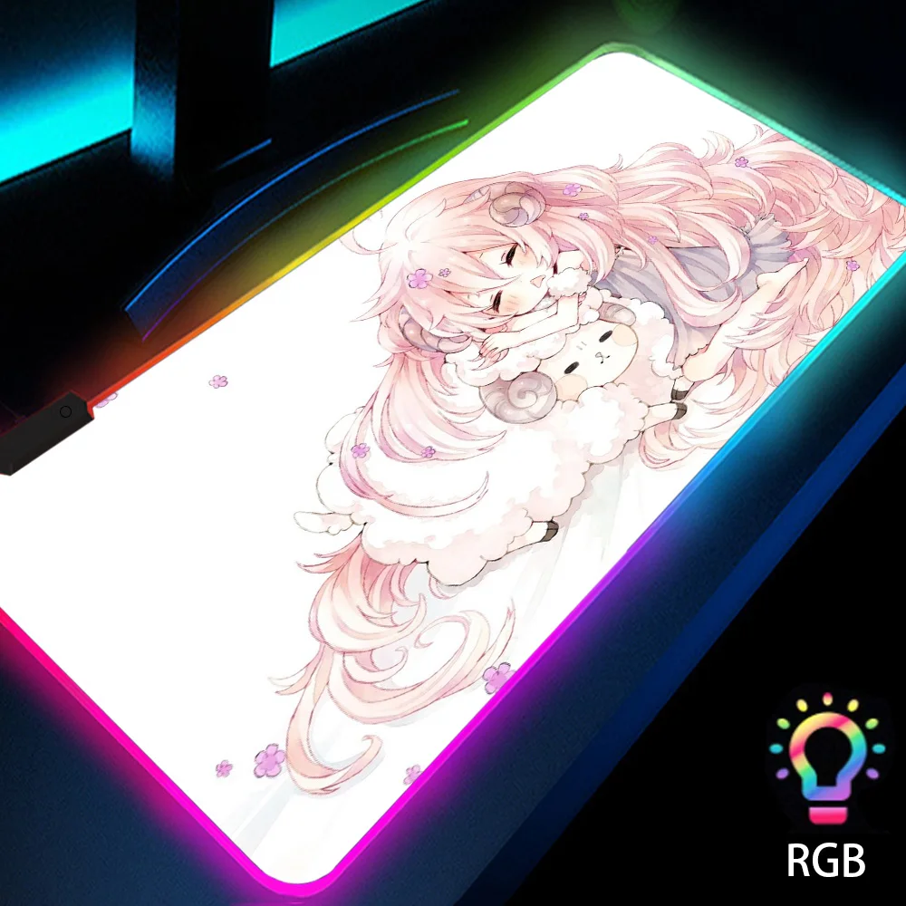 Backlit Cute Girl Anime Cool Mouse Pad RGB Computer Accessories Gamer Desk Gaming Mousepad LED Play Mat xxl 800*300 large
Backlit Cute Girl Anime Cool Mouse Pad RGB Computer Accessories Gamer Desk Gaming Mousepad LED Play Mat xxl 800*300 large