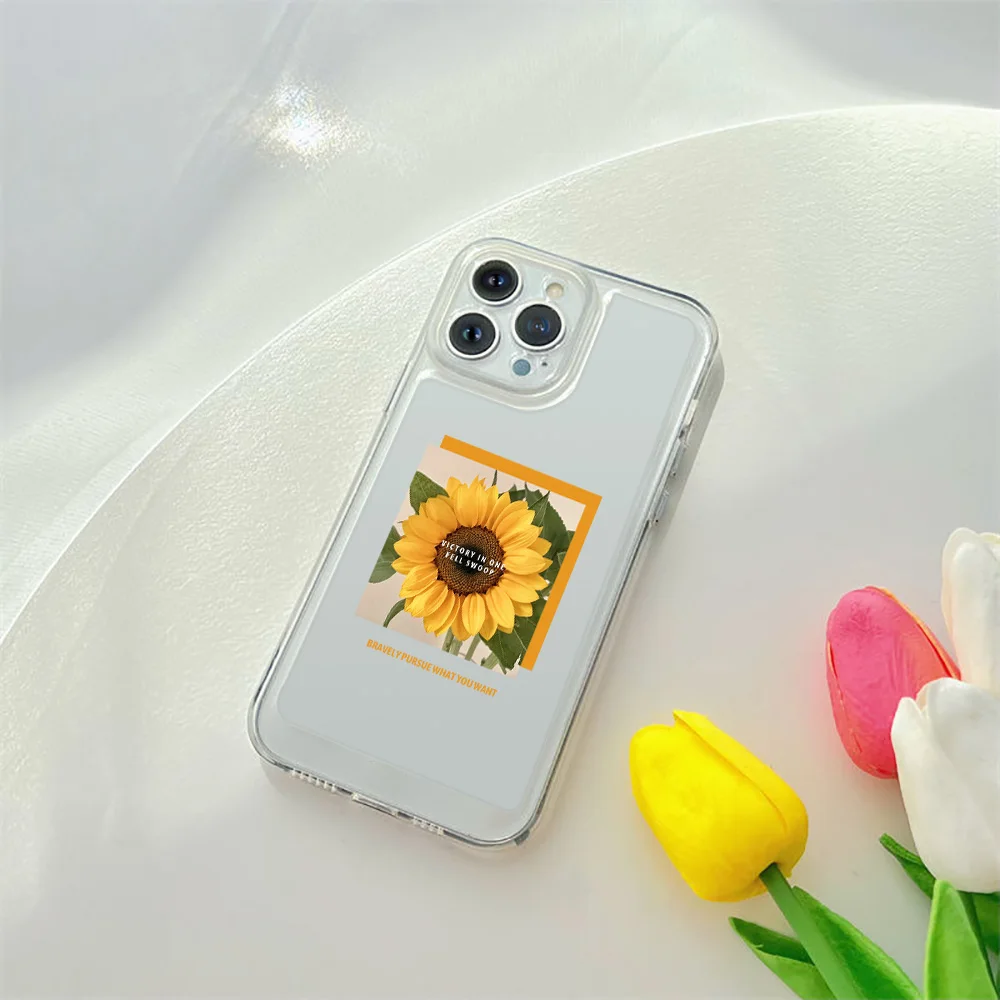Sunflower Phone Case For iPhone 14 Plus 12 ProMax Cases For iPhone 13 Mini 11 7 8 Plus XR XS Max Transparent Soft Silicone Cover
Sunflower Phone Case For iPhone 14 Plus 12 ProMax Cases For iPhone 13 Mini 11 7 8 Plus XR XS Max Transparent Soft Silicone Cover