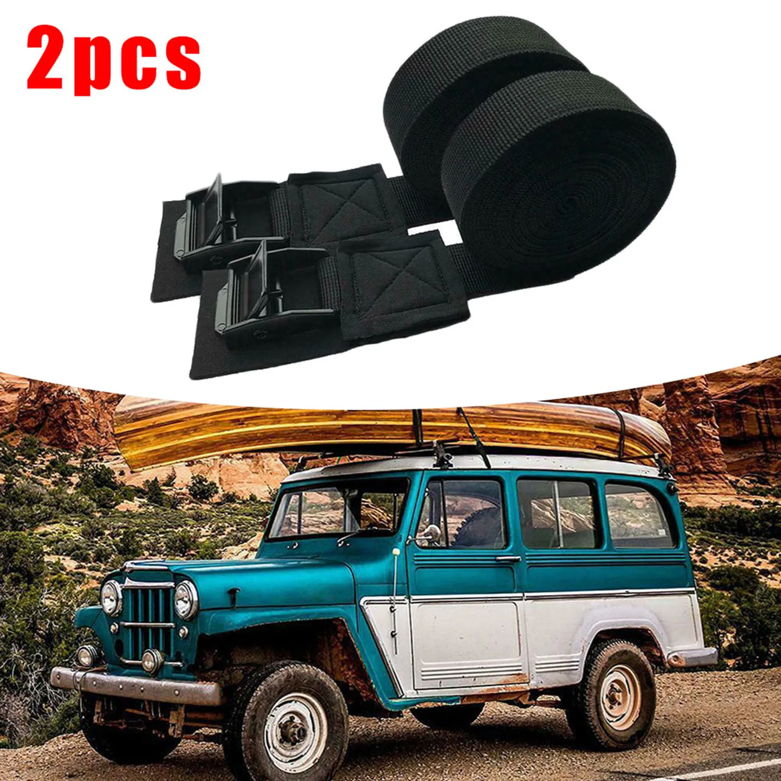 1/2 Pair Tie Down Straps Outdoor Canoe Kayak Strap With High-Strength Luggage Rack Straps Surf Board Bind Belt Black Bind Belts
1/2 Pair Tie Down Straps Outdoor Canoe Kayak Strap With High-Strength Luggage Rack Straps Surf Board Bind Belt Black Bind Belts