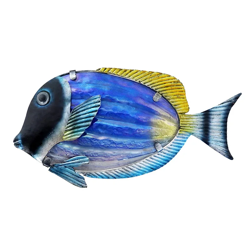 Metal Art Fish Wall Decoration Statue Outdoor Hanging Ornament Home Nautical Decor Ocean Art Fish Patio Decoration Wall Pendant 
Metal Art Fish Wall Decoration Statue Outdoor Hanging Ornament Home Nautical Decor Ocean Art Fish Patio Decoration Wall Pendant