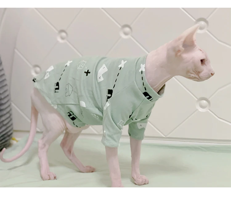 Sphinx hairless cat clothes warm Devon Rex cotton breathable Siamese East short cat clothes pets clothes for Sphynx cat stuff
Sphinx hairless cat clothes warm Devon Rex cotton breathable Siamese East short cat clothes pets clothes for Sphynx cat stuff