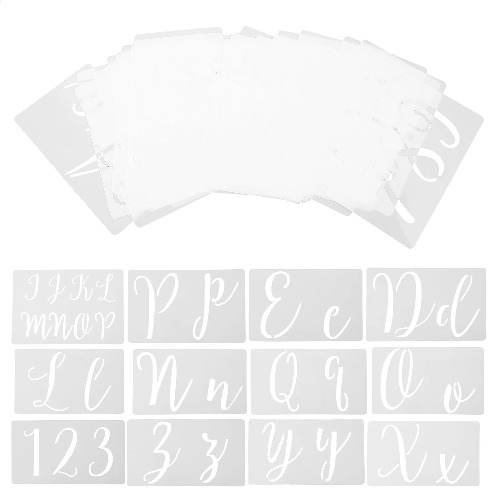 45 Sheets English Letter Stencils Reusable Printing Painting Washable Hollow Out Small Spray Multi-function The Pet Wall
45 Sheets English Letter Stencils Reusable Printing Painting Washable Hollow Out Small Spray Multi-function The Pet Wall