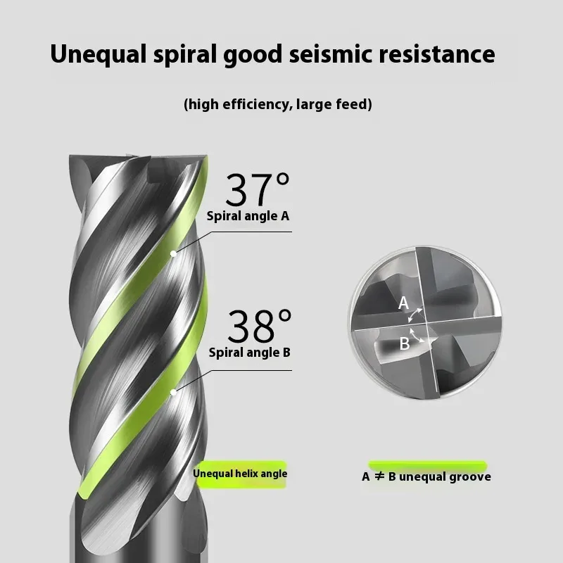 Фреза концевая твердосплавная HRC68 с 4 зубьями, для металла и стали, вольфрамовая, для ЧПУ, U-образная, с большим выталкивателем стружки, 1-6 мм, 8 мм, 10 мм, 12 мм, 16 мм, 20 мм
Фреза концевая твердосплавная HRC68 с 4 зубьями, для металла и стали, вольфрамовая, для ЧПУ, U-образная, с большим выталкивателем стружки, 1-6 мм, 8 мм, 10 мм, 12 мм, 16 мм, 20 мм