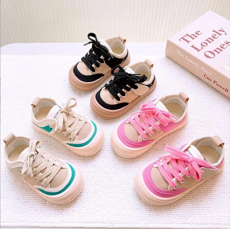 Children's Canvas Shoes 2023 Spring New Boys' Casual Cloth Shoes Girls' Fashion Color-blocking Fake Lace-up Baby Soft Soles Shoe
Children's Canvas Shoes 2023 Spring New Boys' Casual Cloth Shoes Girls' Fashion Color-blocking Fake Lace-up Baby Soft Soles Shoe