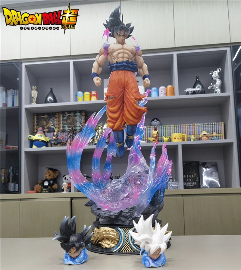 52cm Dragon Ball Super Son Goku GK With LED Light 3 Heads Anime Figure Ultra Instinct PVC Action Figurine Statue Model Toys Gift
52cm Dragon Ball Super Son Goku GK With LED Light 3 Heads Anime Figure Ultra Instinct PVC Action Figurine Statue Model Toys Gift