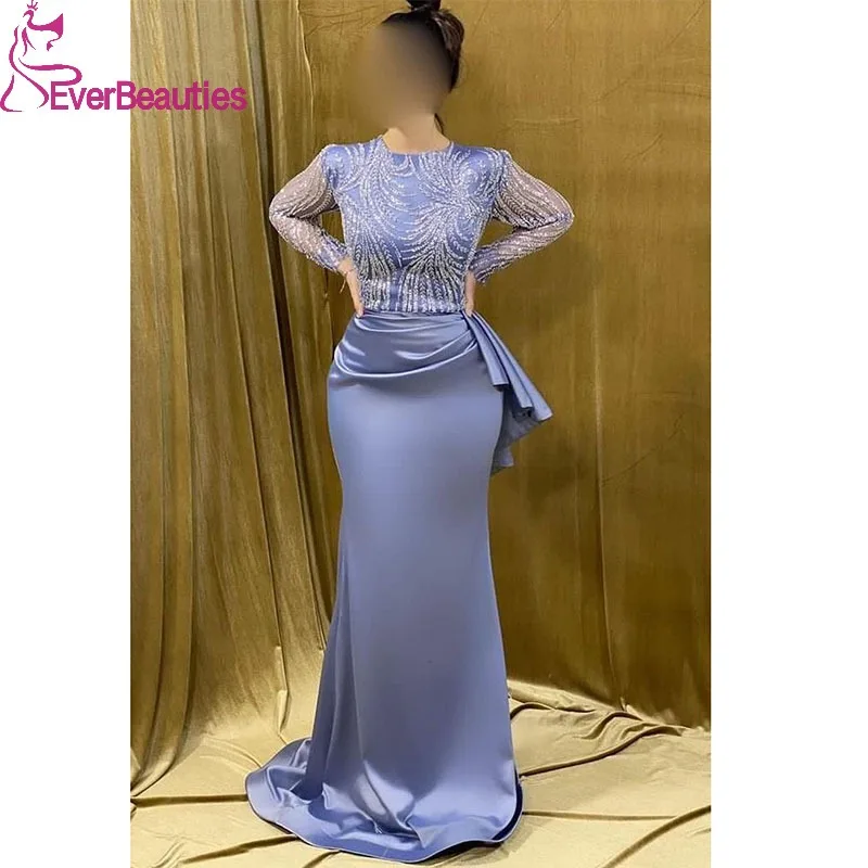 Long Sleeves Prom Dress Mermaid Satin Sequin Beaded Dubai Arabia Evening Dresses Vestidos De Fiesta Elegantes Para Mujer
Long Sleeves Prom Dress Mermaid Satin Sequin Beaded Dubai Arabia Evening Dresses Vestidos De Fiesta Elegantes Para Mujer