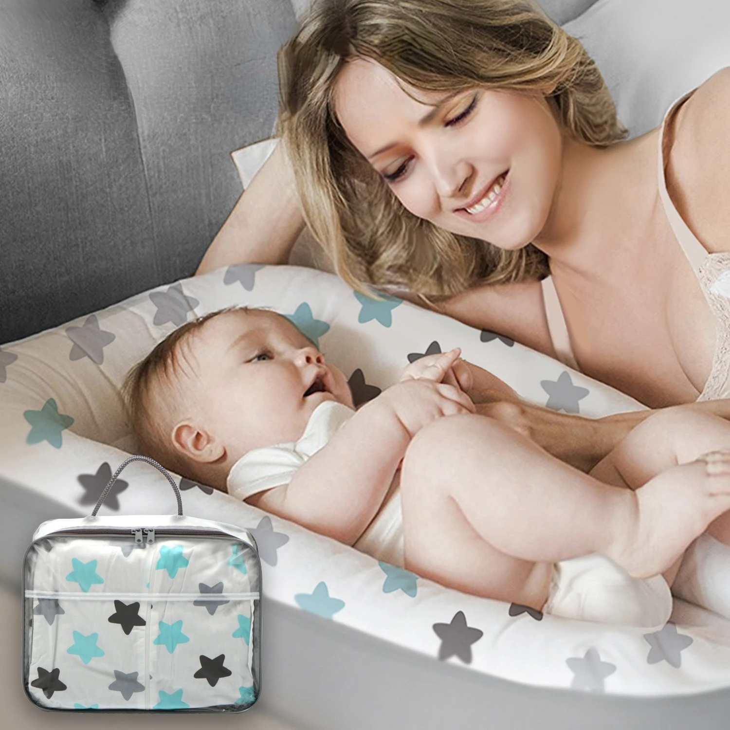 Newborn Carry Sleep Nest Cotton Baby Bed Portable Infant Lounger Bassinet Snuggle for Kids Photography Props Cunas
Newborn Carry Sleep Nest Cotton Baby Bed Portable Infant Lounger Bassinet Snuggle for Kids Photography Props Cunas